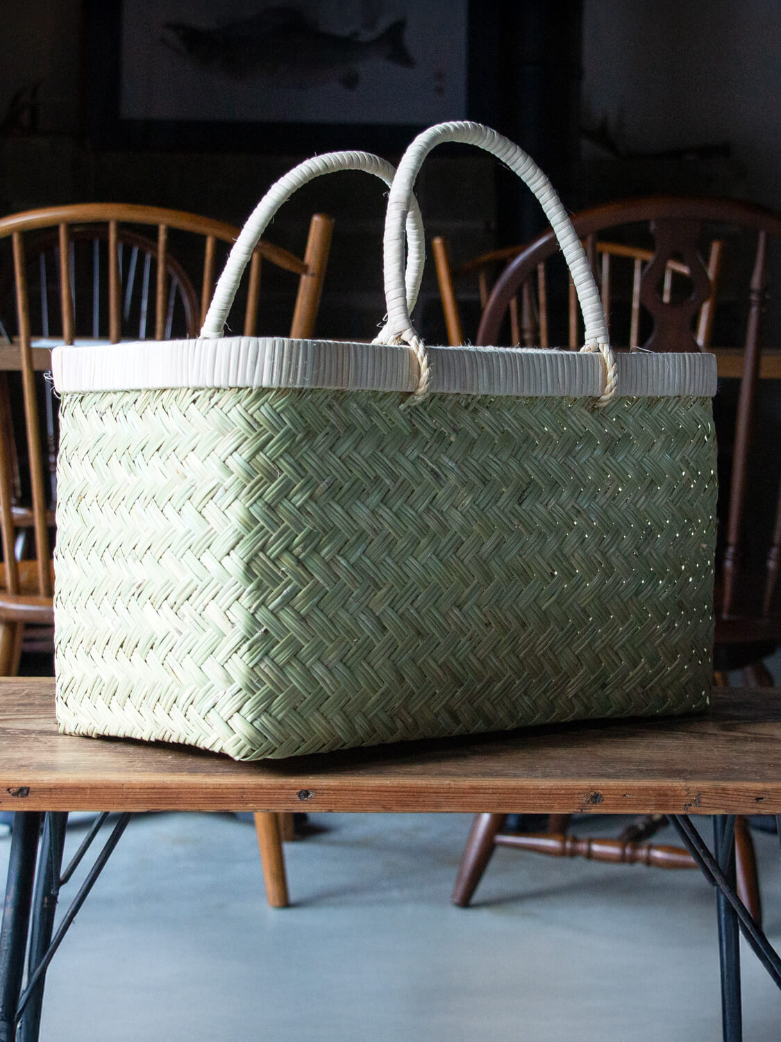 すず竹 市場かご（尺三寸）