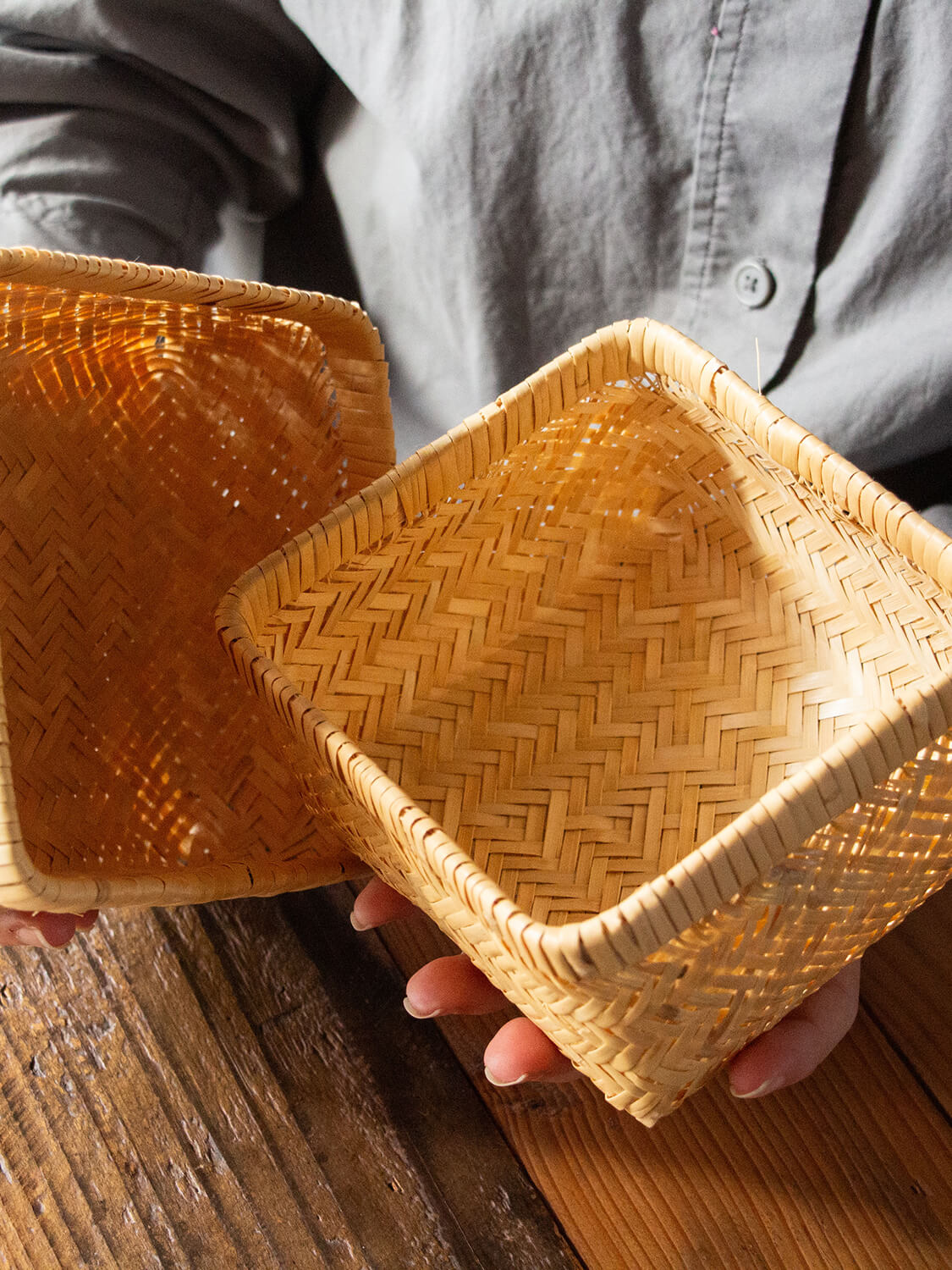 すず竹 弁当箱 角 | 縁日(えんにち)公式オンラインショップ