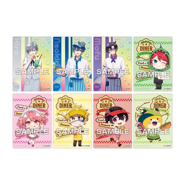 カラフルピーチ クリアカードコレクションガム カラピチダイナー【1BOX