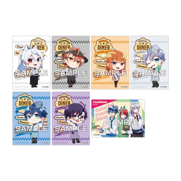 カラフルピーチ クリアカードコレクションガム カラピチダイナー【1BOX