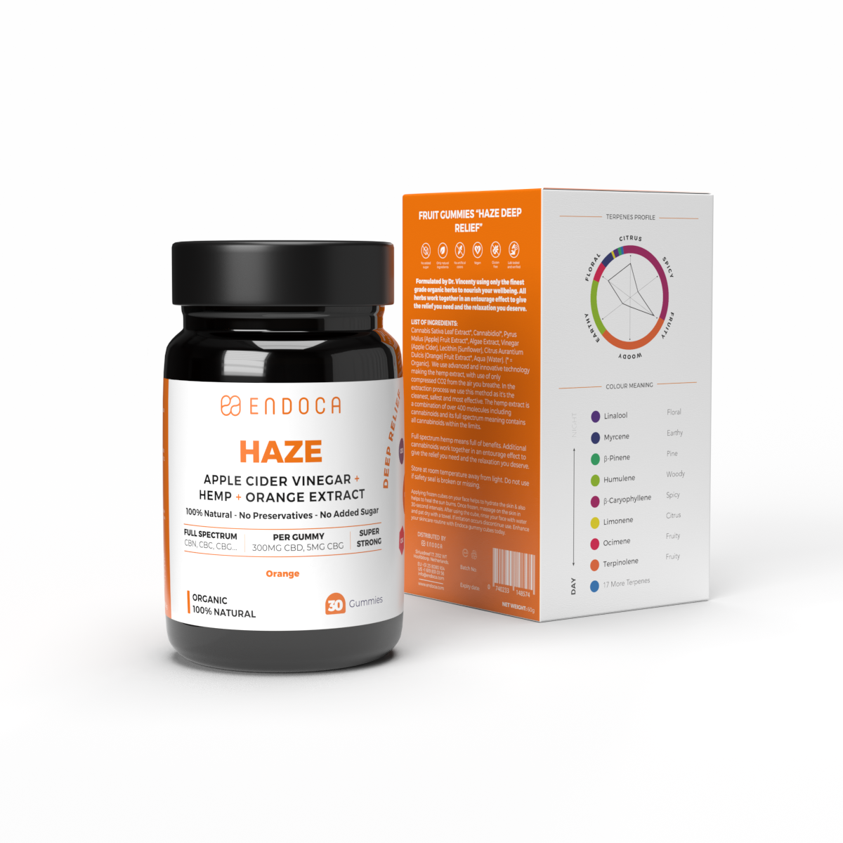 Orange Haze Gummies - Endoca© CBD