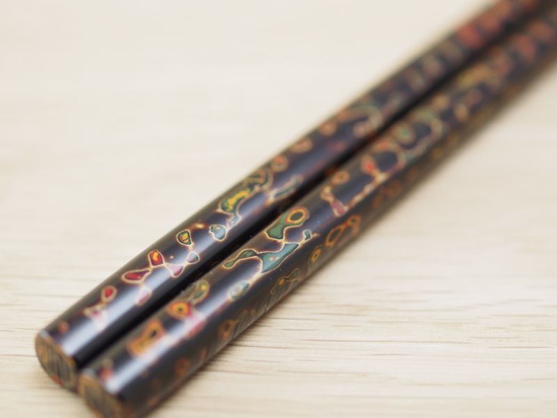 夫婦汁椀（箸付） - 津軽塗専門店 恵比須屋