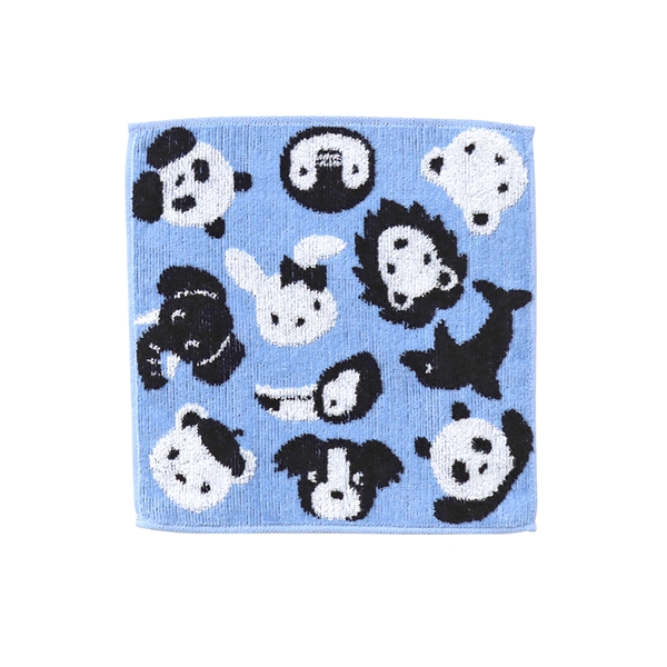 familiar タオルハンカチ 動物柄コラボ