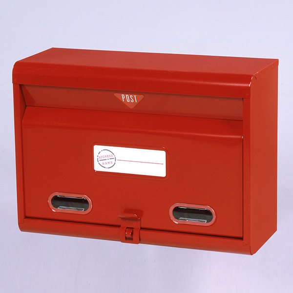 グリーンライフ 家庭用郵便ポスト 壁掛けタイプ レッド FH-51Rの激安