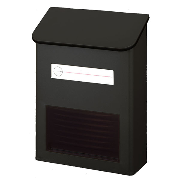 グリーンライフ 家庭用郵便ポスト 壁掛けタイプ マットブラック FH-20