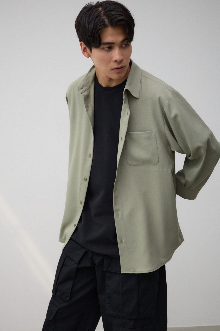 AZUL BY MOUSSY | ソフトジョーゼット7分袖シャツ (シャツ・ブラウス