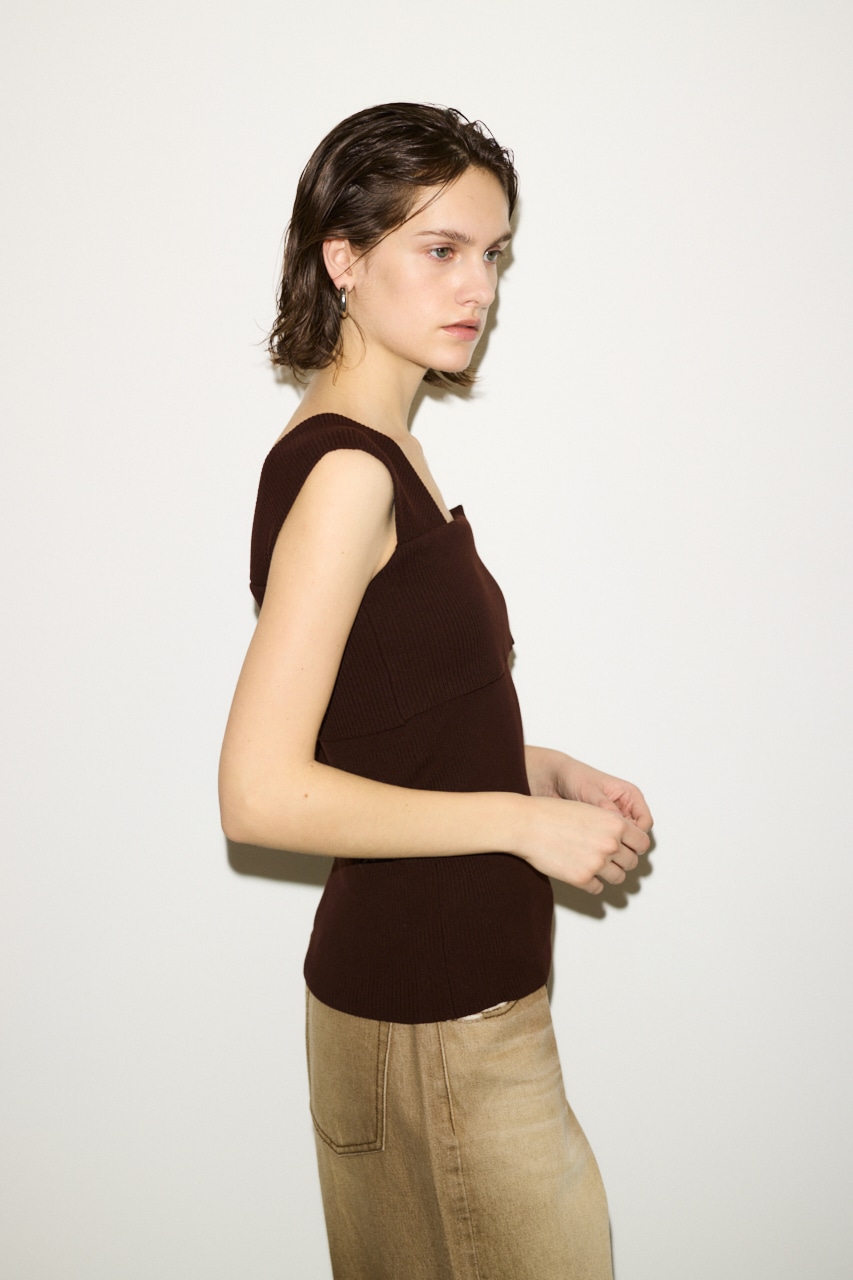 THROW by SLY | 【THROW】ASYMMETRY RIB トップス (タンクトップ