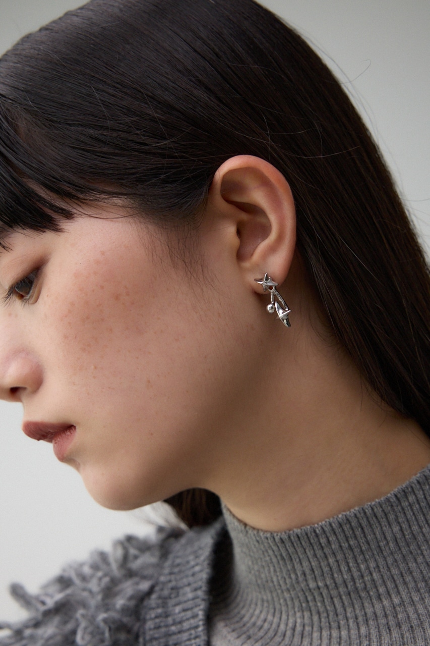 AZUL BY MOUSSY | ダイヤシェイプドレイヤードピアス (ピアス