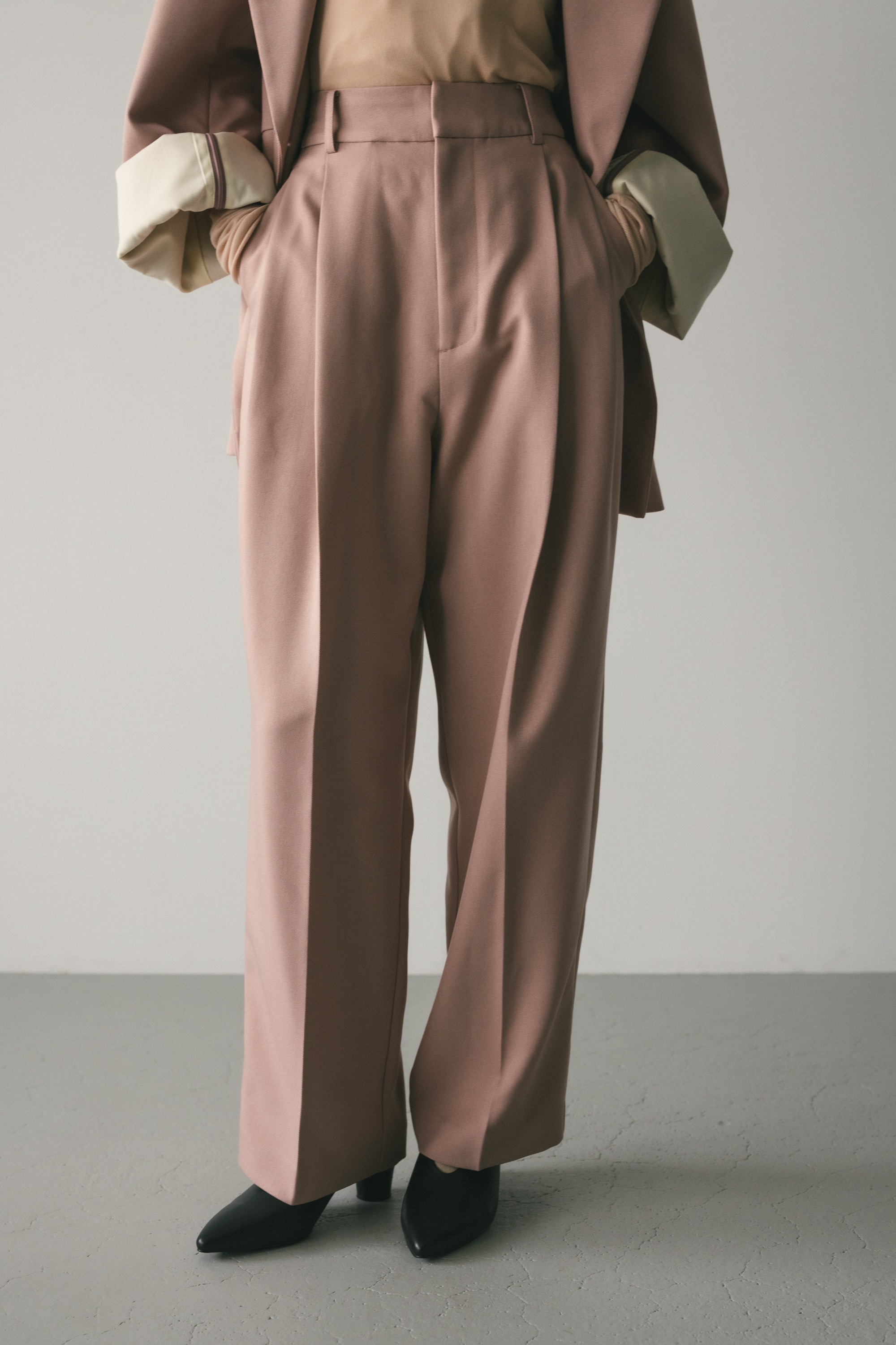 STYLEMIXER | センタープレス2タックパンツ (パンツ ) |SHEL'TTER WEBSTORE