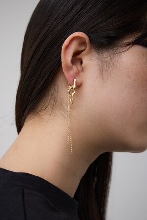 AZUL BY MOUSSY | スクエアチェーンピアス (ピアス・イヤリング