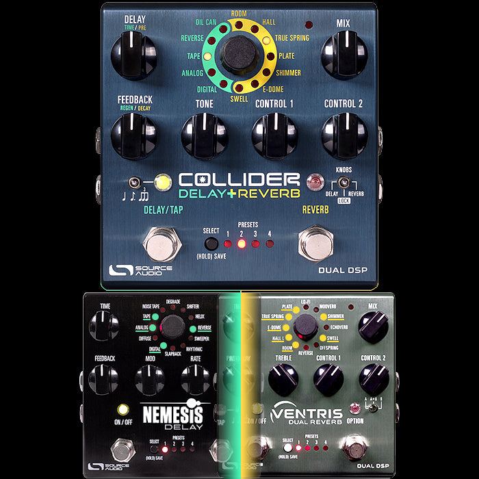 Source Audio Collider Delay Reverb — Echoinox