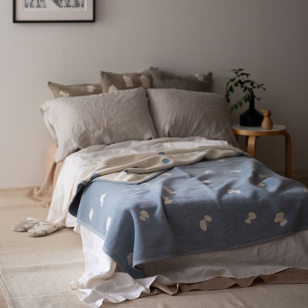 KLIPPAN/クリッパン シュニールコットン シングルブランケット CHOUCHO