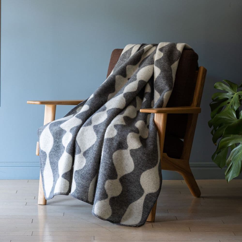 KLIPPAN/クリッパン ウール シングルブランケット マーガレットローズ