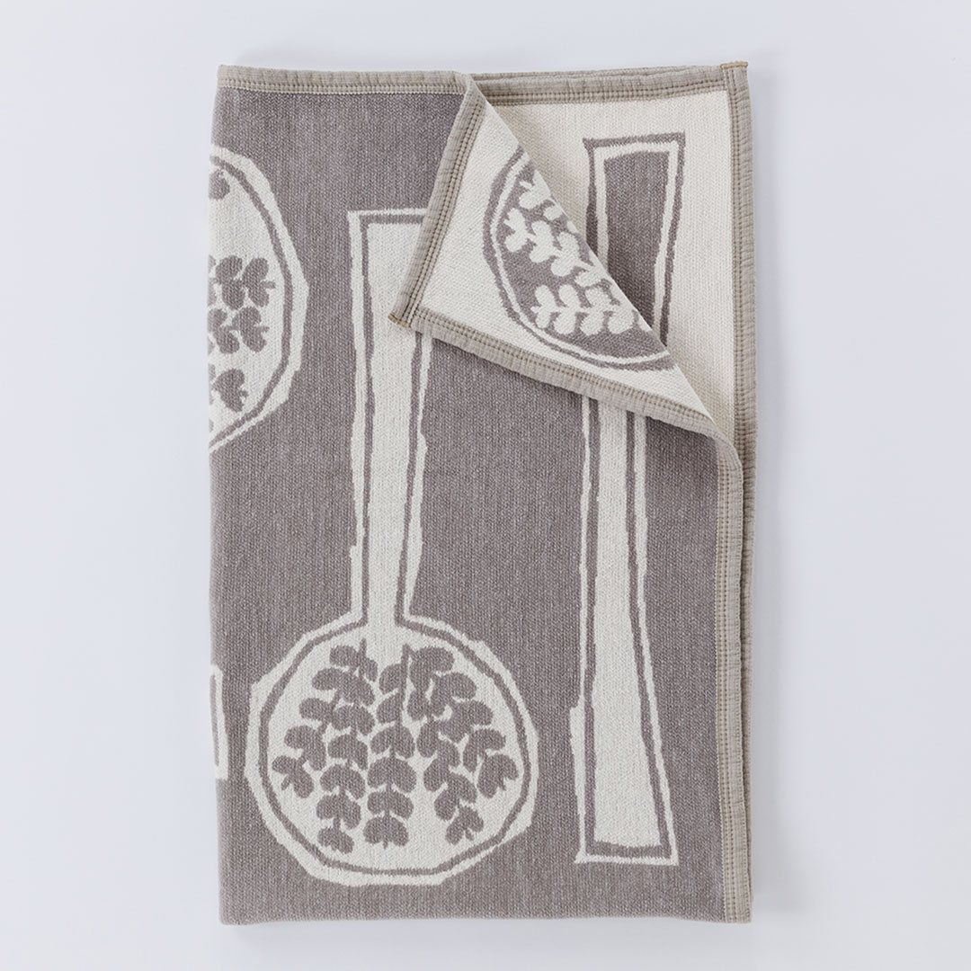 KLIPPAN/クリッパン シュニールコットン ハーフブランケット FOREST