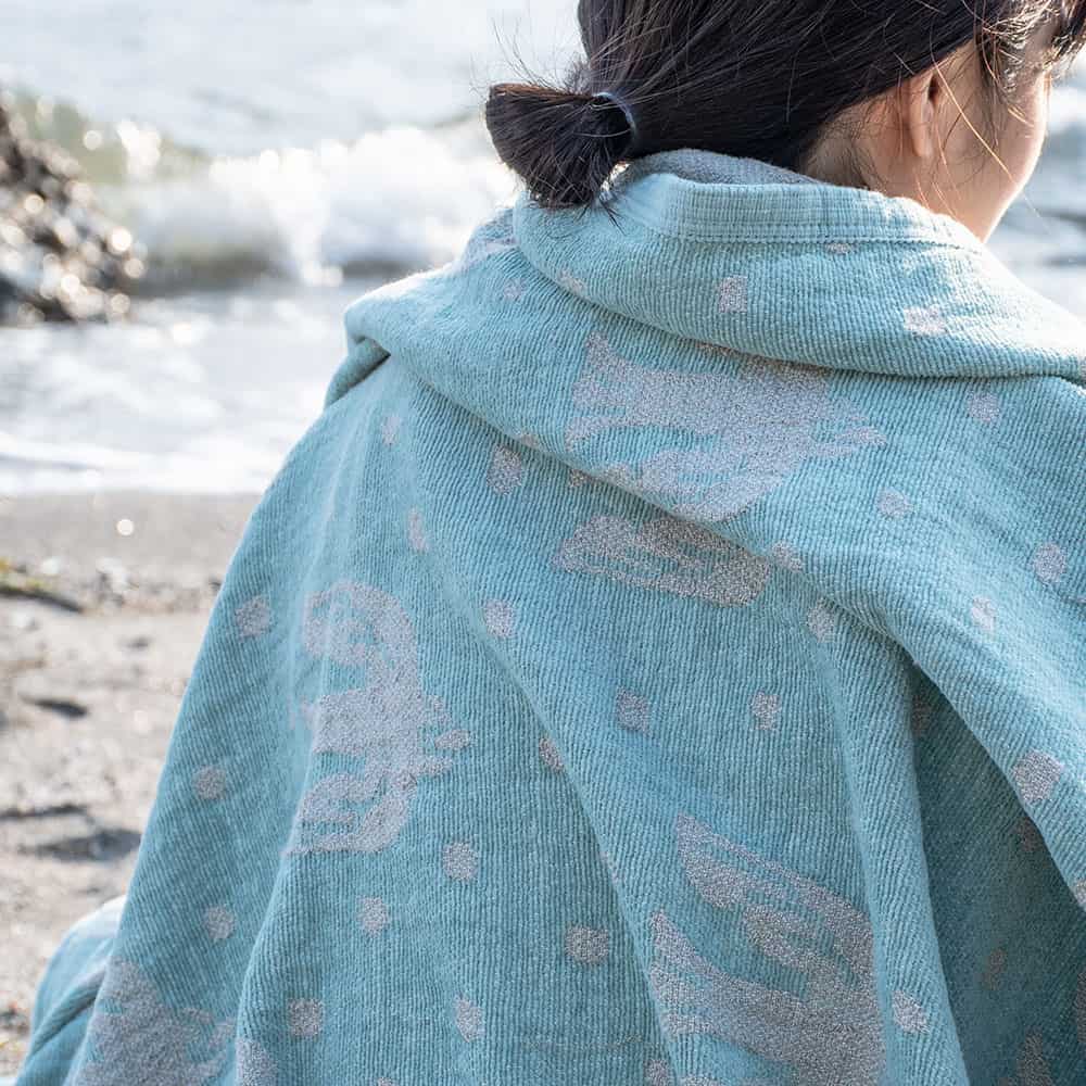 KLIPPAN/クリッパン リネン＆シュニールコットン シングルブランケット