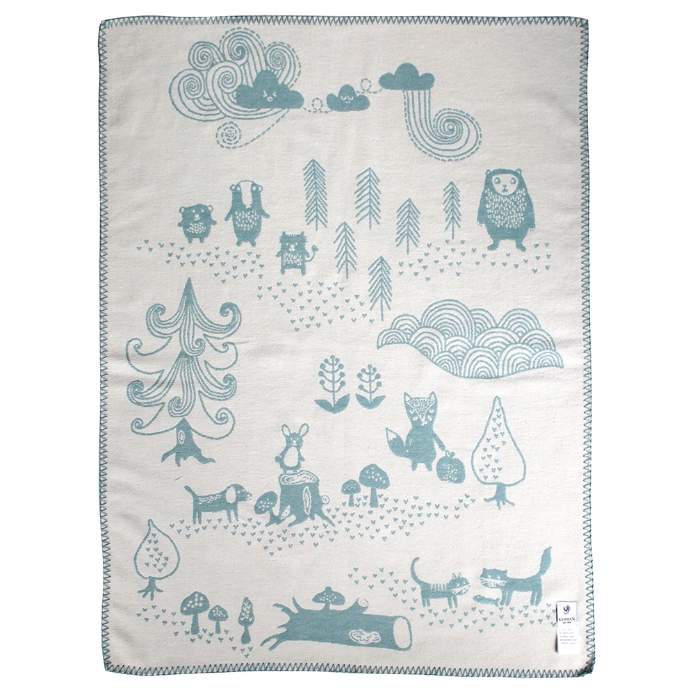 KLIPPAN/クリッパン ライトコットン ミニブランケット リトルベア