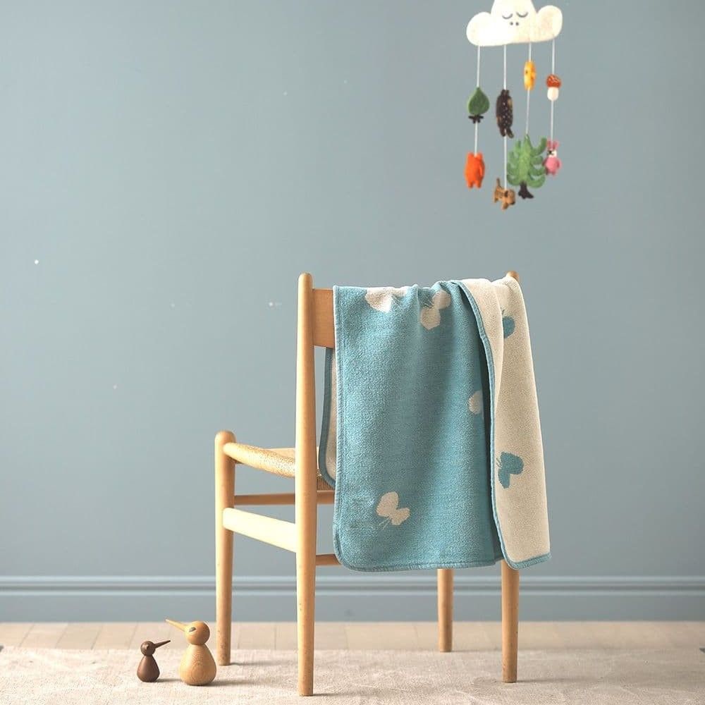 KLIPPAN/クリッパン シュニールコットン ミニブランケット CHOUCHO