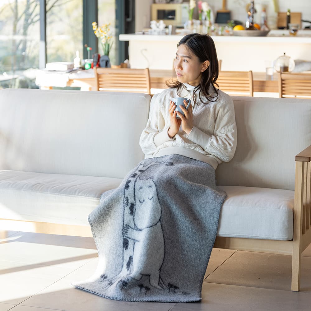 KLIPPAN/クリッパン エコウール ウール ミニブランケット ムーミン