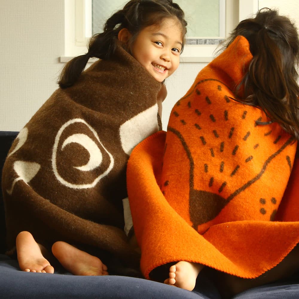 KLIPPAN/クリッパン ウールミニブランケット フォックス パピー