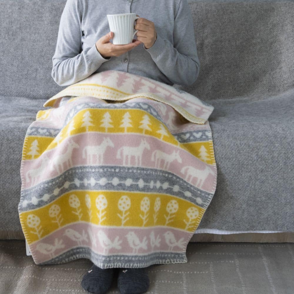 KLIPPAN/クリッパン エコウール ウール ミニブランケット ネイチャー