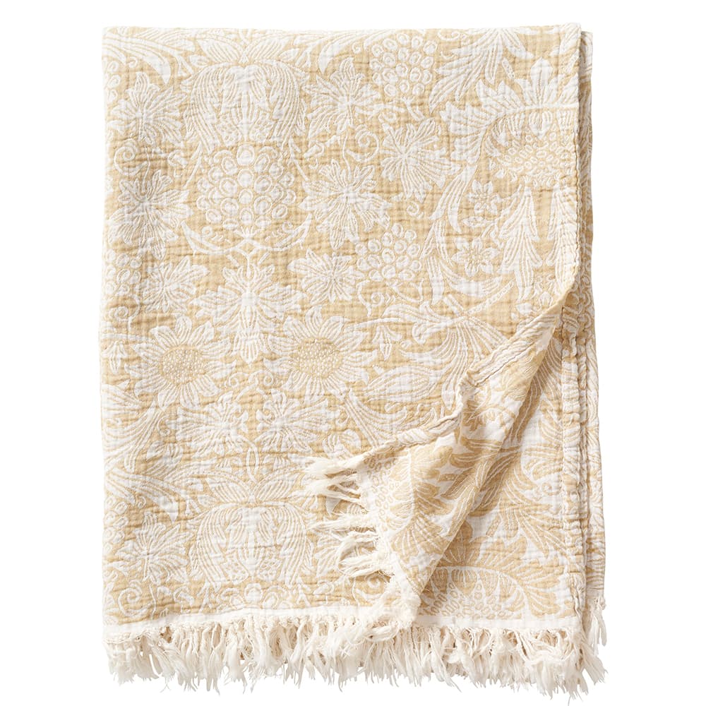 KLIPPAN/クリッパン コットンスロー サンフラワー ゴールド