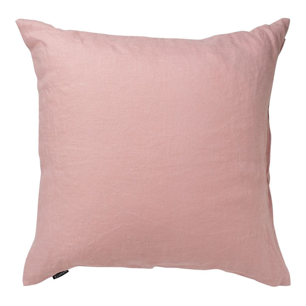 KLIPPAN/クリッパン クッションカバー ウォッシュドリネン ピンク