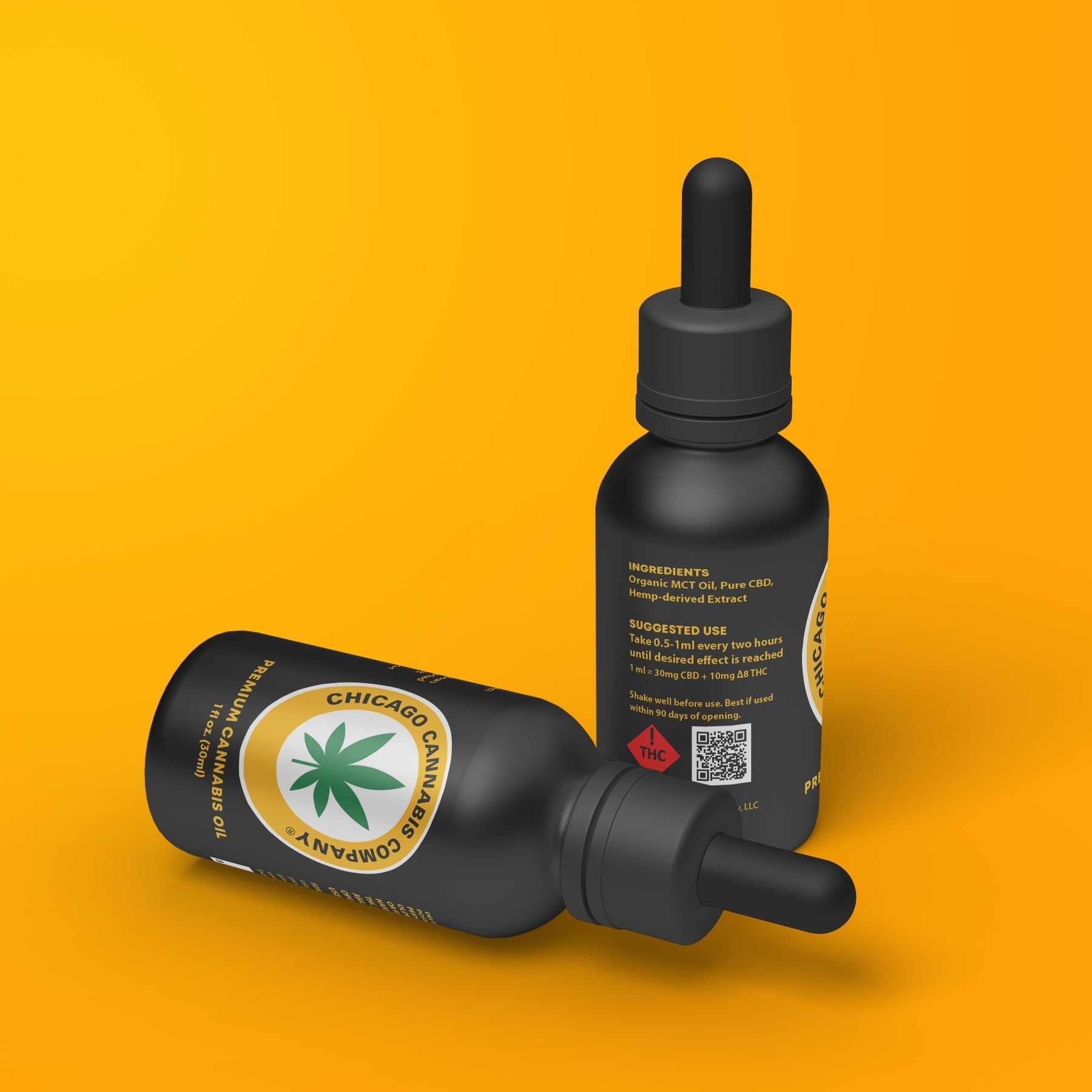 Premium CBD + THC Oil (1:1) – Edibles Express
