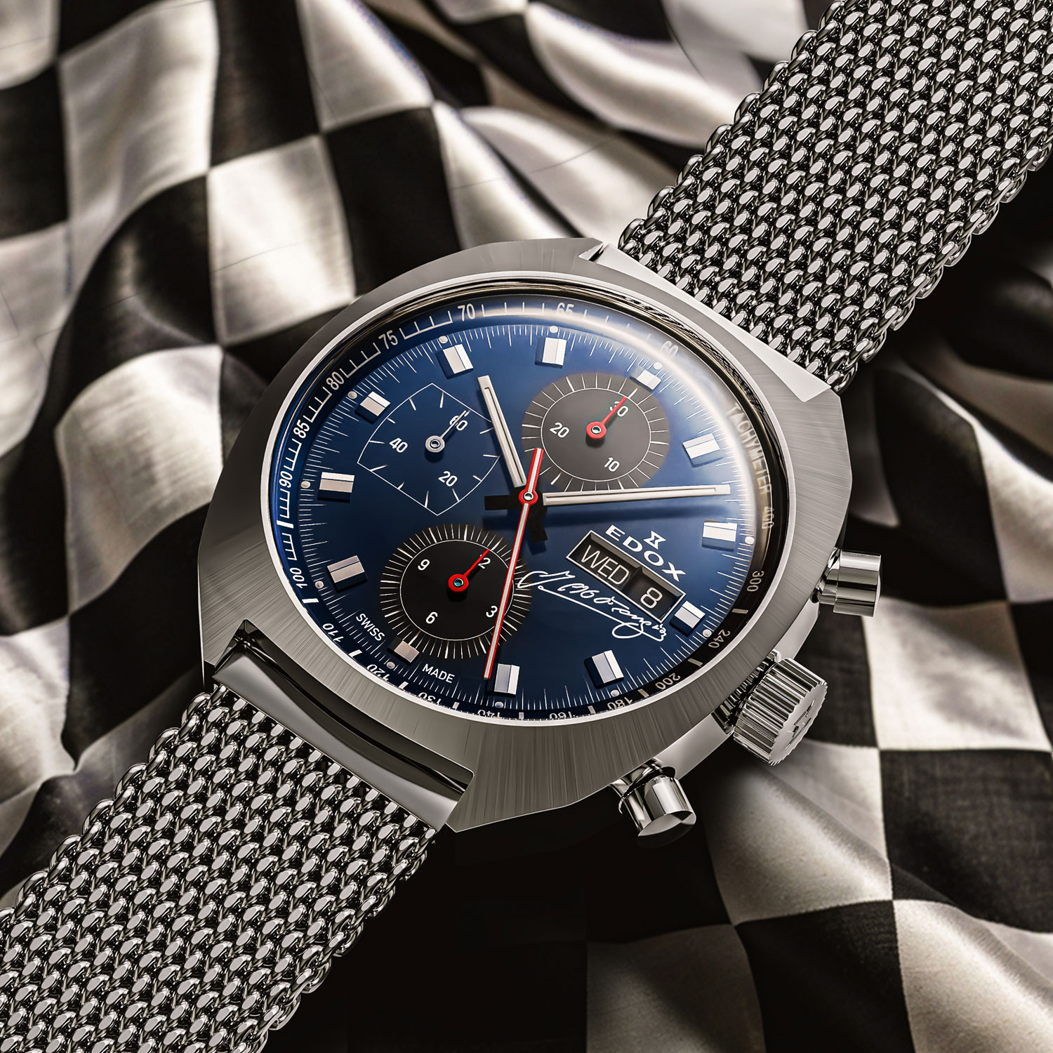 伝説のF1レーサーの栄光を称える新作モデル登場 | EDOX日本公式サイト