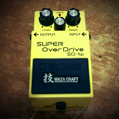 スーパーオーバードライブがアンプライクになった「BOSS SD-1W