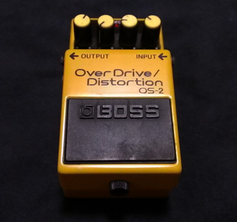 オーバードライブとディストーションをカバーできる「BOSS OS-2」を
