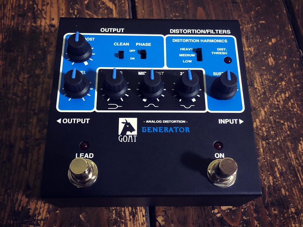 GOAT -Blue Series- GENERATOR」エフェクターレビュー！ | 魔法の箱