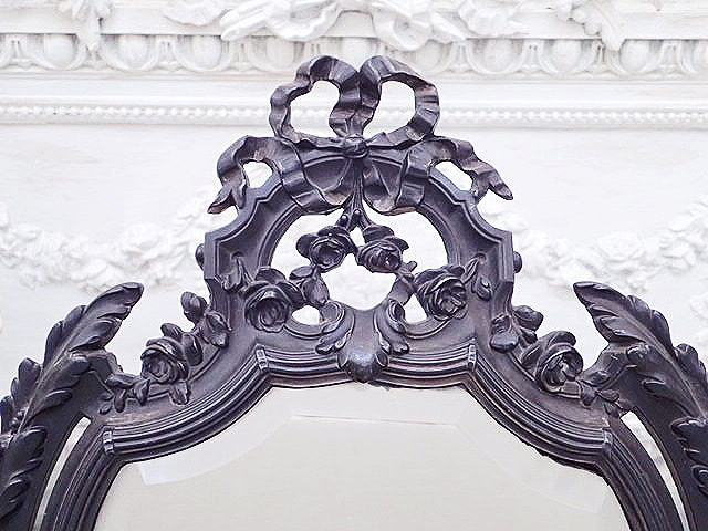 ロココ リボンと薔薇ガーランド ミラースタンド - 薔薇と天使の