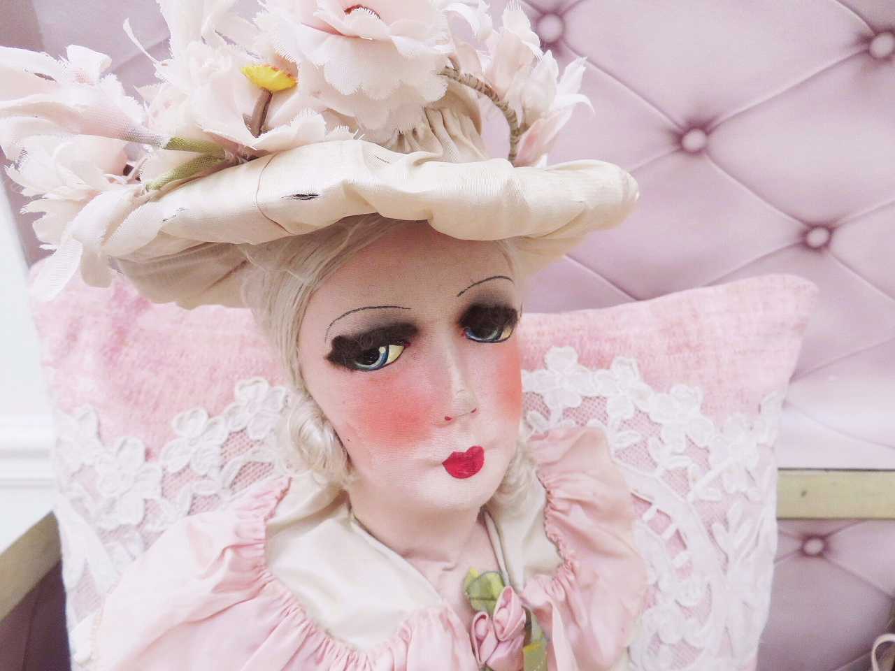 超絶美人のブドワールドール（B） - 薔薇と天使のアンティーク