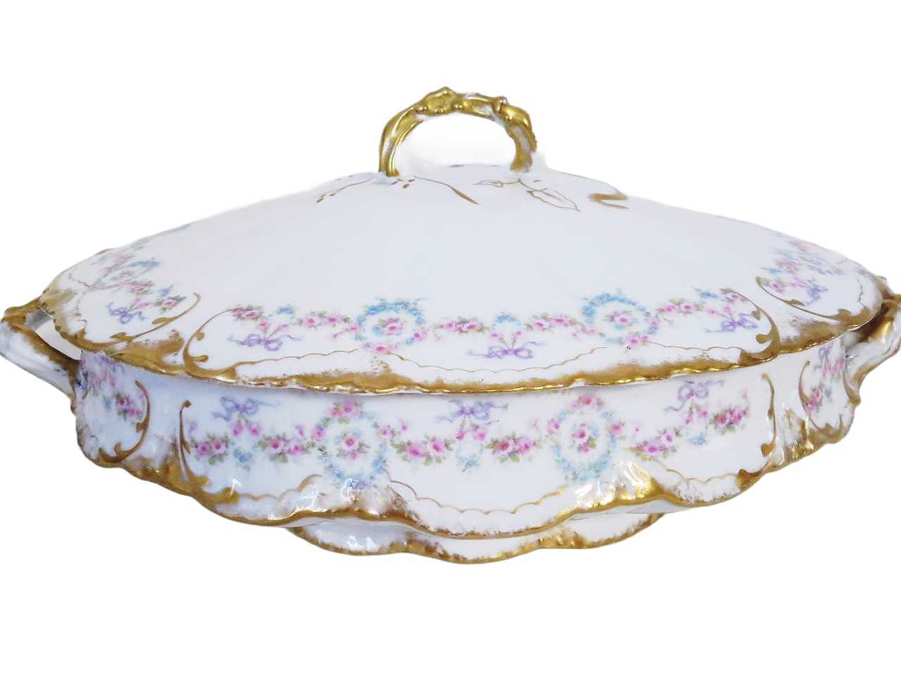 リモージュ アヴィランド 330 スーピエール - 薔薇と天使のアンティーク