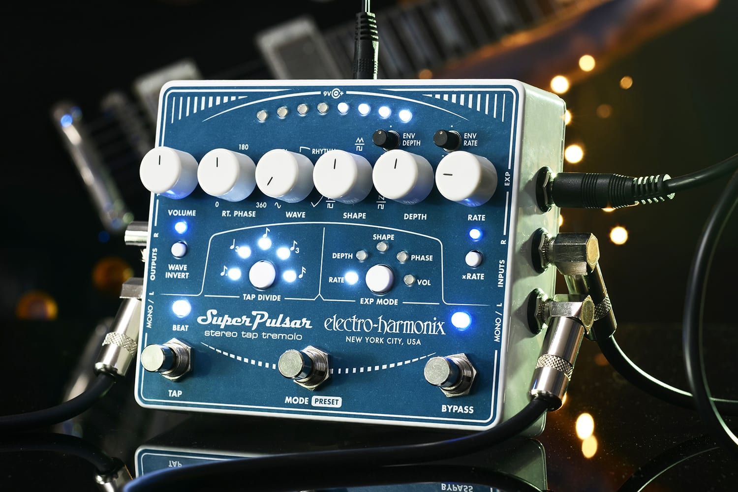 Super Pulsar | Stereo Tap Tremolo - Electro-Harmonix