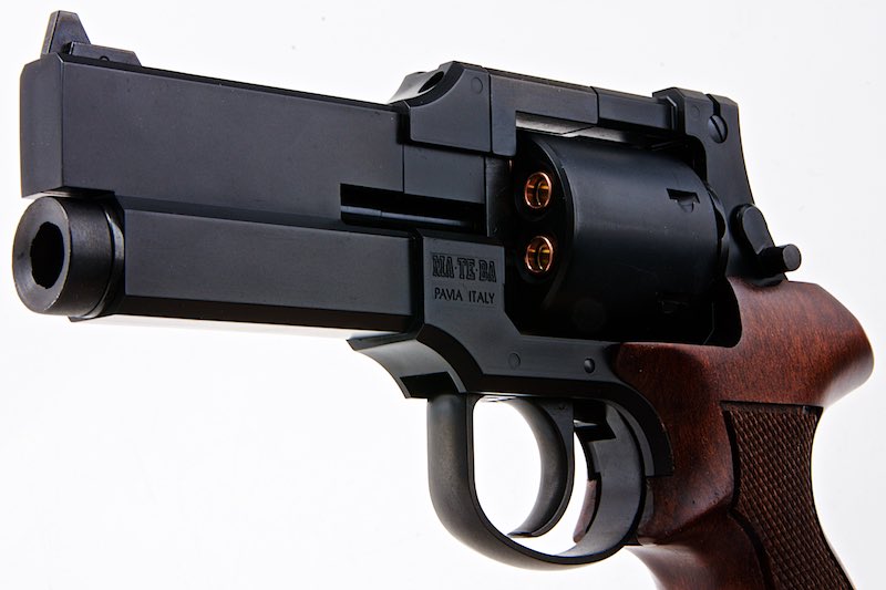 Marushin 4 inch Mateba Gas Revolver (Heavyweight Wood Grip Ver