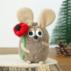 ふかふかフレデリック ぬいぐるみS はにかみ | 絵本ナビ | グッズ・通販