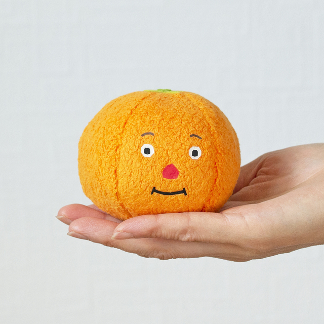 くだものさん ぬいぐるみ みかん | 絵本ナビ | グッズ・通販