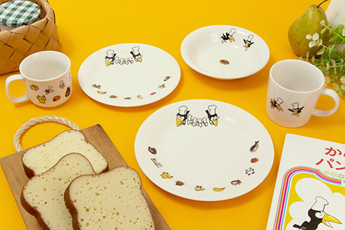 からすのパンやさん プレートM | 絵本ナビ | グッズ・通販