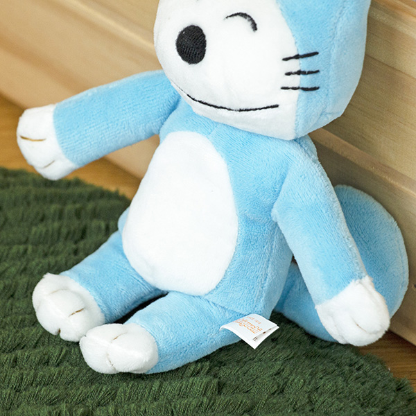 11ぴきのねこ ぬいぐるみS ブルー | 絵本ナビ | グッズ・通販