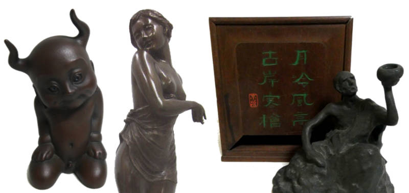 骨董品鑑定士によるブロンズ像買取｜愛知名古屋の骨董品買取は永寿堂へ