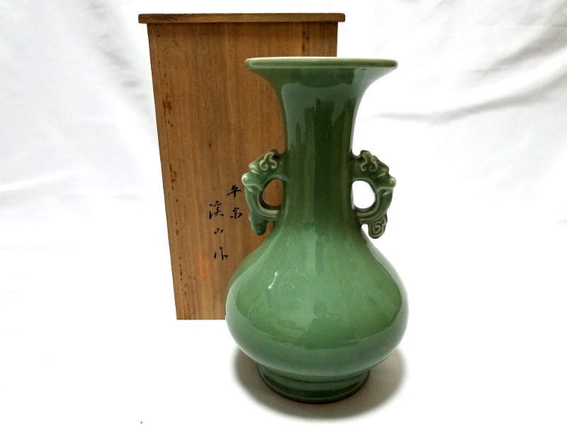 名古屋市千種区にて加藤渓山の花瓶など骨董品を買取しました｜愛知