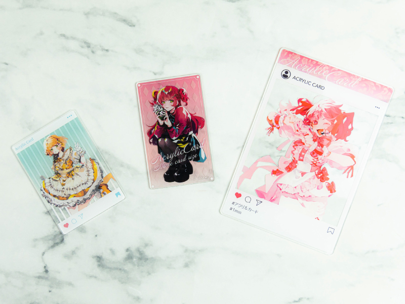 アクリルカード | 同人誌印刷・グッズ制作｜株式会社栄光