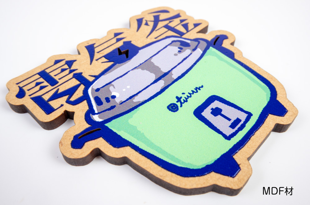 木製コースター（カラー印刷） | 同人誌印刷・グッズ制作｜株式会社栄光
