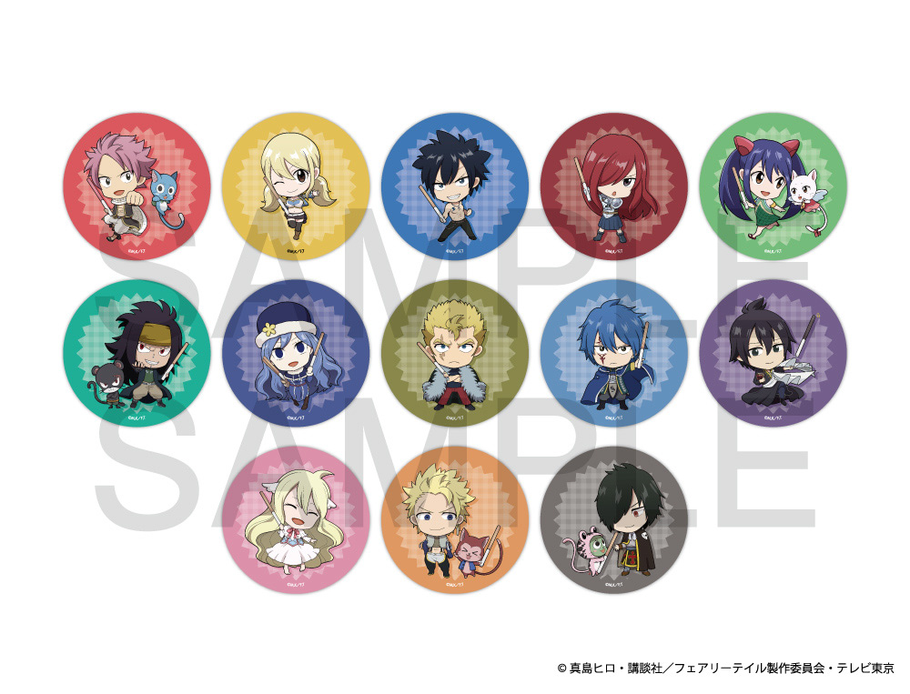 TVアニメ『FAIRY TAIL』×「CHURRO*STAR」 トレーディング缶バッジ