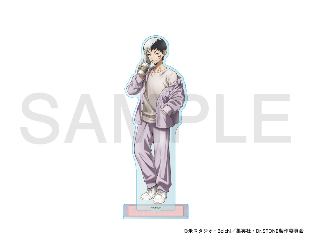 TVアニメ「Dr.STONE」×mixx garden 2025 等身アクリルスタンド