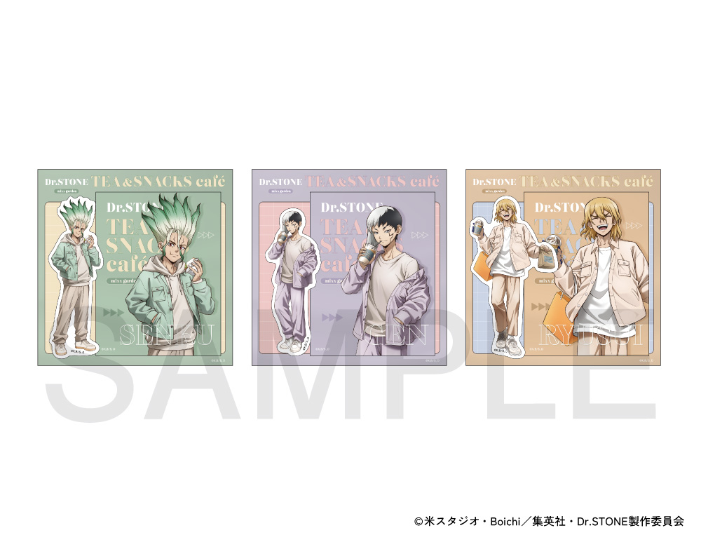 TVアニメ「Dr.STONE」×mixx garden 2025 等身ステッカーセット(七海龍水)