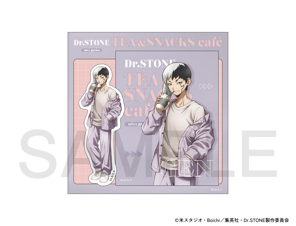 TVアニメ「Dr.STONE」×mixx garden 2025 等身ステッカーセット