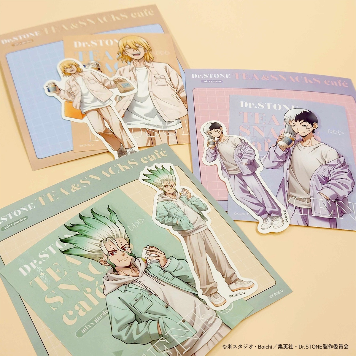 TVアニメ「Dr.STONE」×mixx garden 2025 等身ステッカーセット