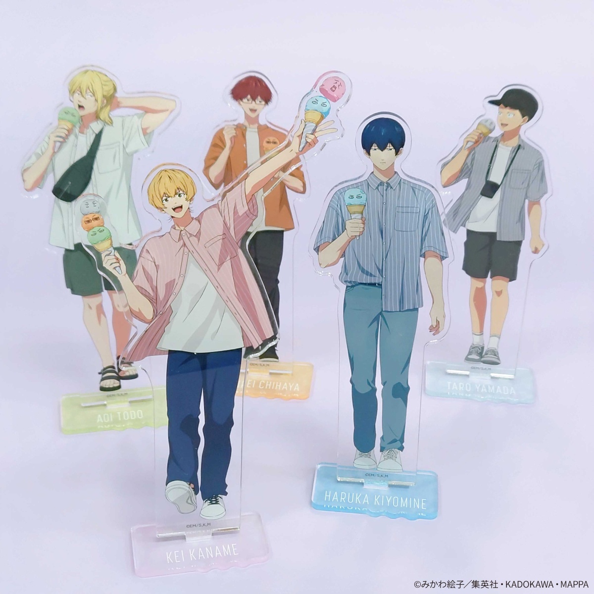 TVアニメ『忘却バッテリー』×mixx garden 2025 等身アクリルスタンド